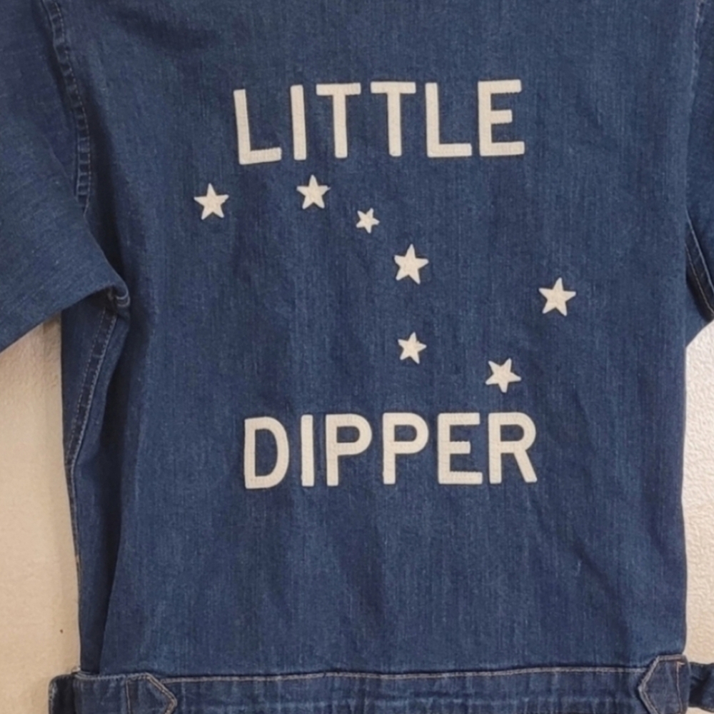 SUGARHIGH LOVESTONED LITTE DIPPER DENIM JUMPSUIT COVERALLS - Picture 7 of 9